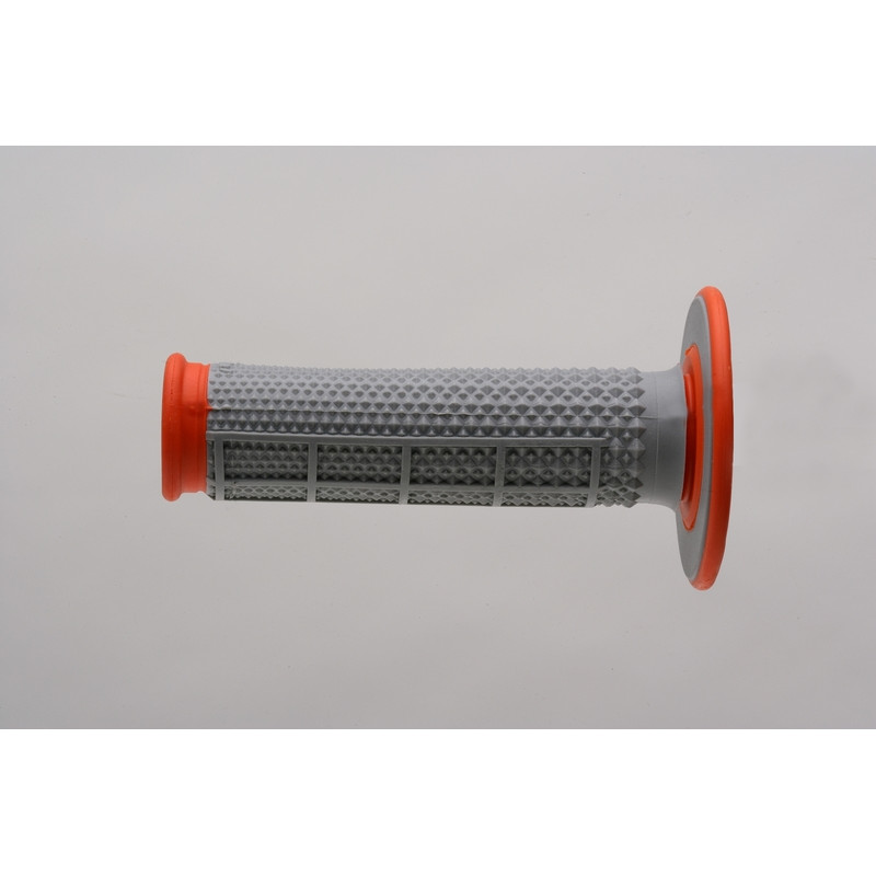 Revêtements RENTHAL Tapered Series MX semi-gauffrés gris/orange