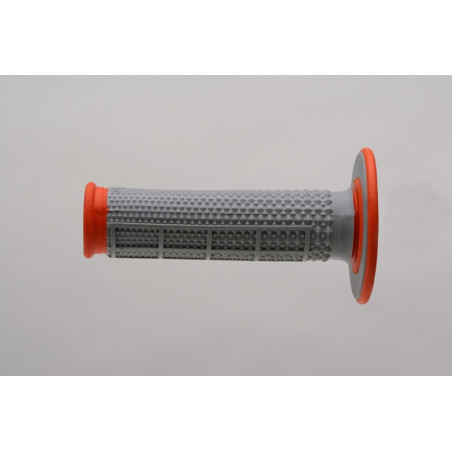 Revêtements RENTHAL Tapered Series MX semi-gauffrés gris/orange