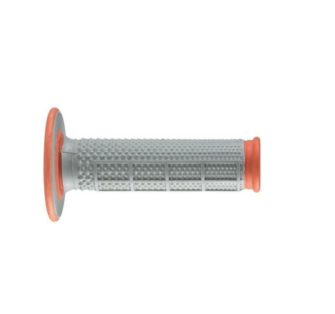 Revêtements RENTHAL Tapered Series MX semi-gauffrés gris/orange