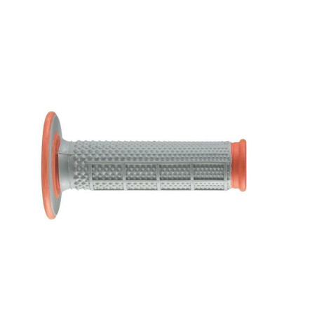 Revêtements RENTHAL Tapered Series MX semi-gauffrés gris/orange