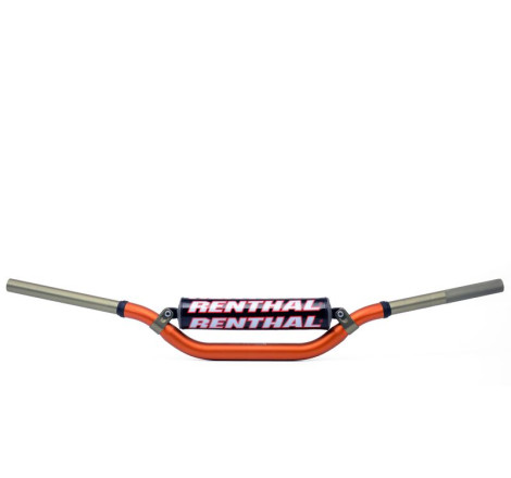 Guidon RENTHAL Twinwall 997 RC Honda CRF / Kawasaki KX-KXF orange