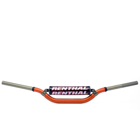 Guidon RENTHAL Twinwall 997 RC Honda CRF / Kawasaki KX-KXF orange