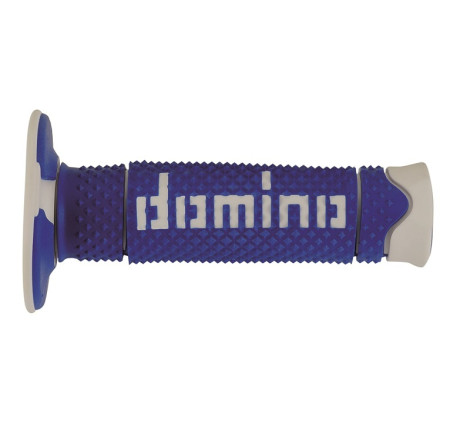 Revêtements DOMINO A260 Off-road Dual Compound Full Grip Blanc/Bleu