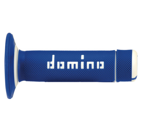 Revêtements DOMINO A020 Bicolore MX Full Grip Bleu/Blanc