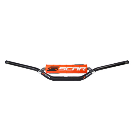Guidon SCAR noir-mousse orange