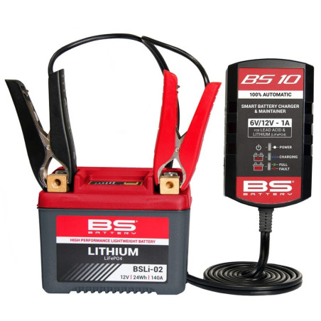 Chargeur de batterie intelligent BS BATTERY BS10 6V/12V 1A