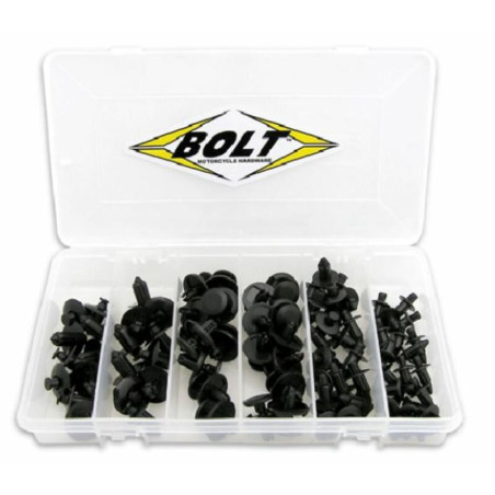 Coffret rivets plastique BOLT M6/M7/M8