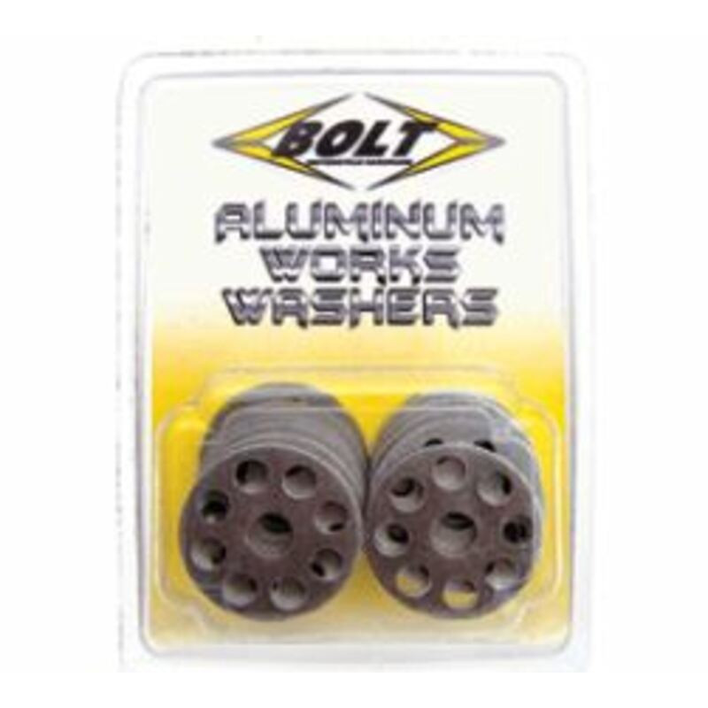 Rondelles percées aluminium BOLT – lot de 10