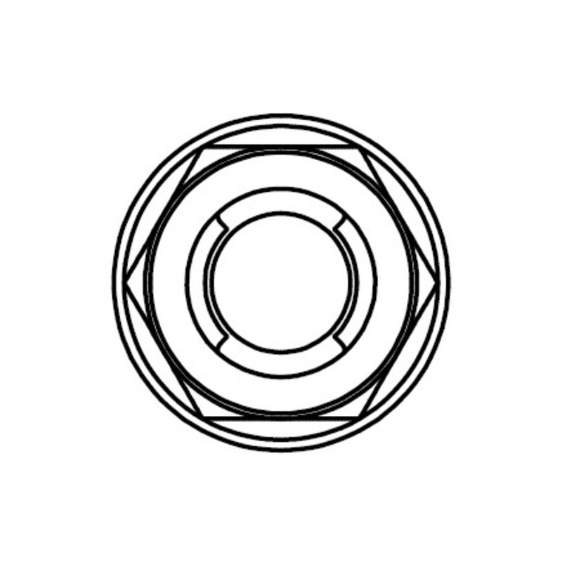 Écrou Fuji BOLT M6x1 tête 10 mm acier x10
