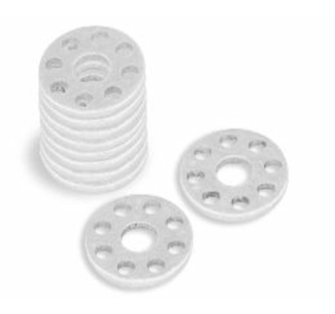 Rondelles percées aluminium BOLT M6 Ø6/18 mm – 10 pcs