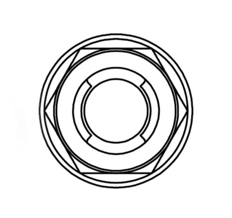 Écrou Fuji BOLT M8x1,25 bride tête 12 mm – 10 pcs