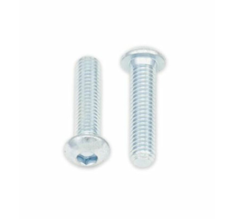 Vis tête bombée épaisse BOLT M6x1x25mm 10 pièces