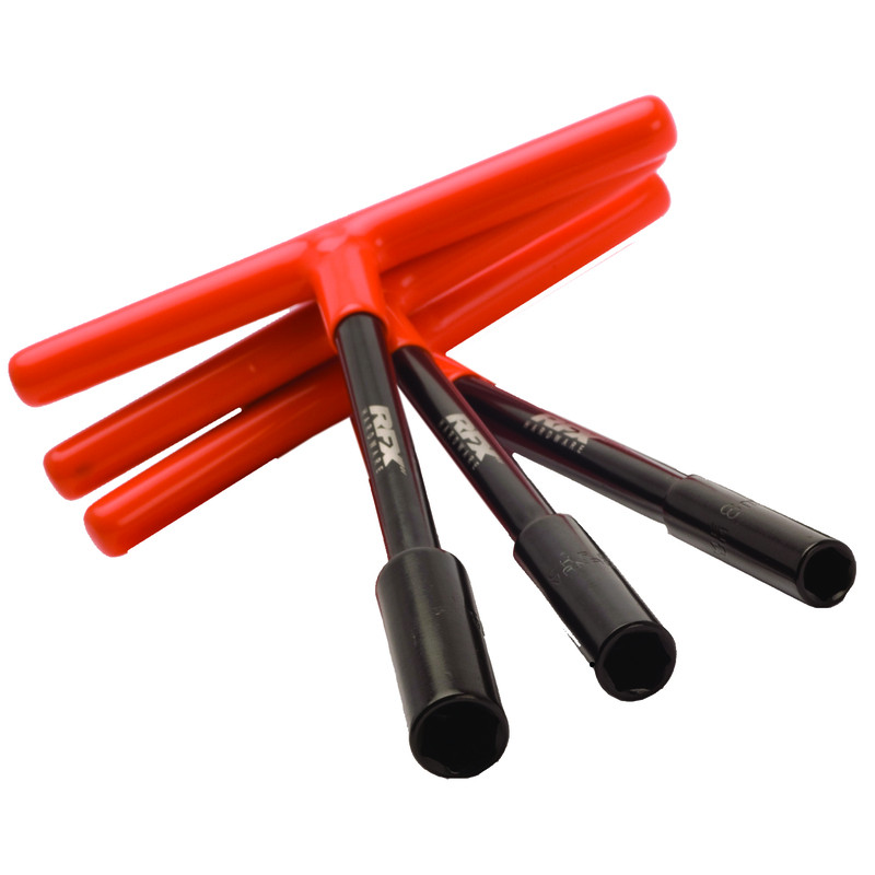 Jeu de clés en T RFX Pro Noir/Orange 8 mm / 10 mm / 13 mm KTM Husqvarna