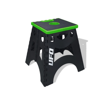 Lève-moto repliable UFO Mecha vert pour entretien et stockage tout-terrain