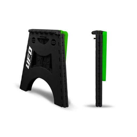 Lève-moto repliable UFO Mecha vert pour entretien et stockage tout-terrain