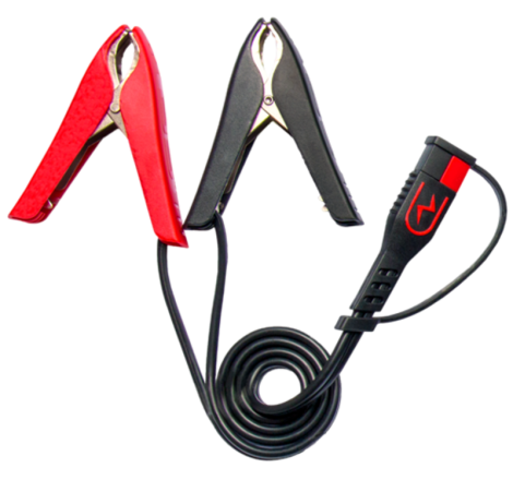 Cable BS BATTERY pinces "croco" isolées