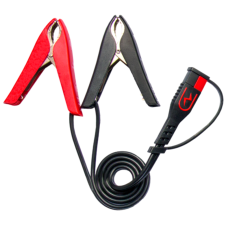 Cable BS BATTERY pinces "croco" isolées