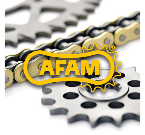 Kit chaîne AFAM 428MX 13/49 standard - couronne ultra-light anti-boue 85 SX/TC/MC