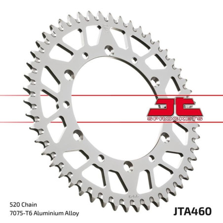 Kit chaîne JT 520HDS 13/51 super-renforcée - couronne ultra-light anti-boue 125 KX 2003 à 2008