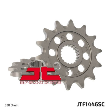 Kit chaîne JT 520HDS 13/48 super-renforcée - couronne ultra-light anti-boue 250 KX-F 2006 à 2010