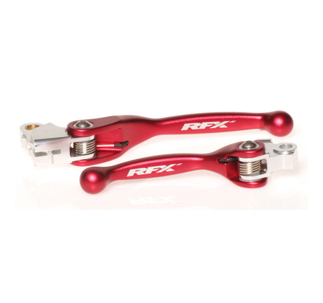Ensemble leviers flexibles forgés RFX Race rouge pour 125/250/450 XX/XX-F 2022-2025