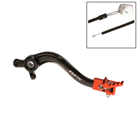 Levier de frein arrière RFX Pro FT (Noir/Orange) 125/250/350/450 SX/SX-F 2016