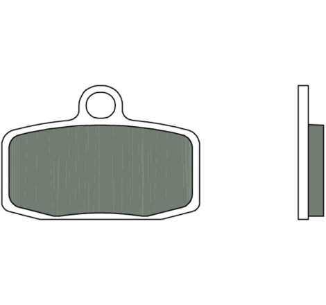 Plaquettes de frein avant BREMBO Off-Road métal fritté pour 85 SX/TC