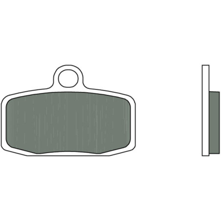 Plaquettes de frein avant BREMBO Off-Road métal fritté pour 85 SX/TC
