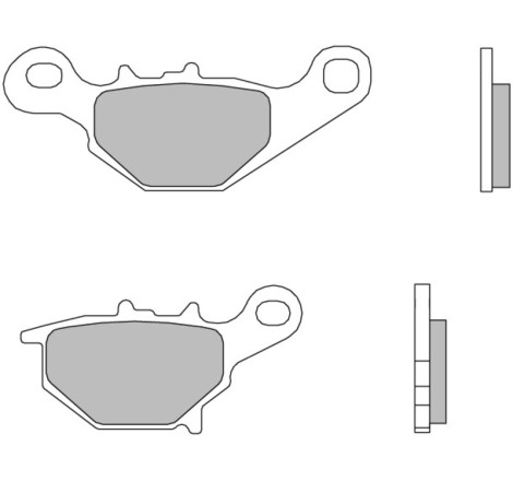 Plaquettes de frein arrière BREMBO Off-Road métal fritté pour 85 RM 2005-2023