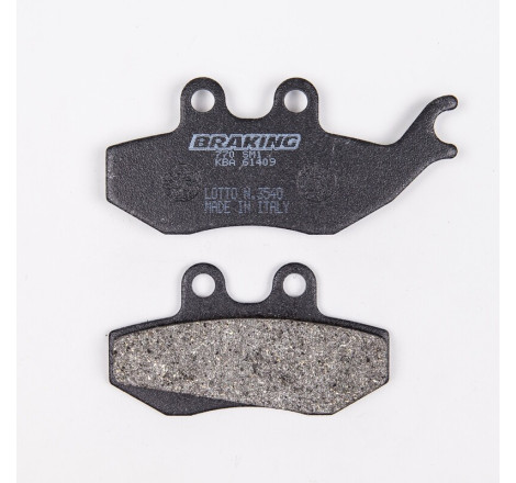 Plaquettes de frein BRAKING route/Scooter/Off-Road/Quad semi-métallique - 770SM1