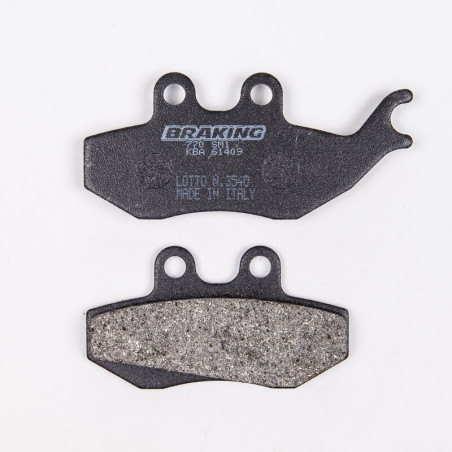 Plaquettes de frein BRAKING route/Scooter/Off-Road/Quad semi-métallique - 770SM1
