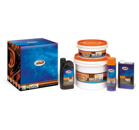 Kit d’entretien filtres à air TWIN AIR The System Bio CABIO - nettoyage et protection moto écologique