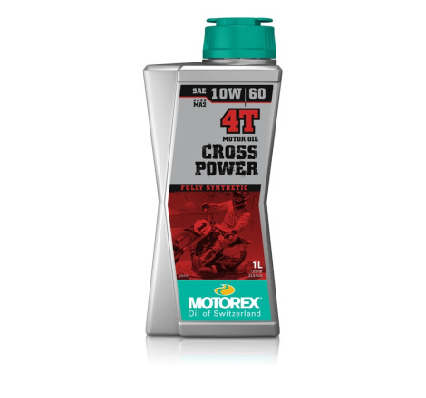 Huile moteur MOTOREX Cross Power 4T 10W60 20L – Huile moto 100% synthèse haute performance JASO MA2