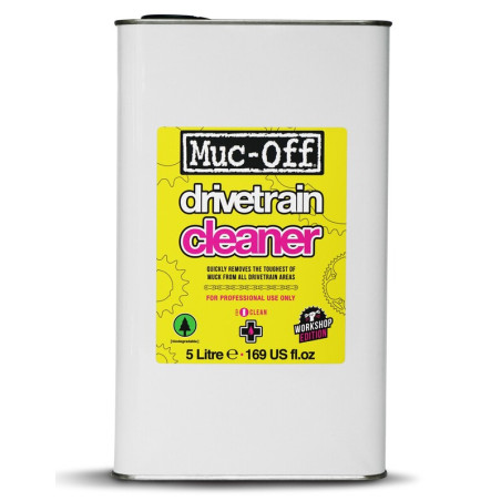 Drivetrain Cleaner Muc-Off 5L – Nettoyant transmission puissant pour vélo et moto