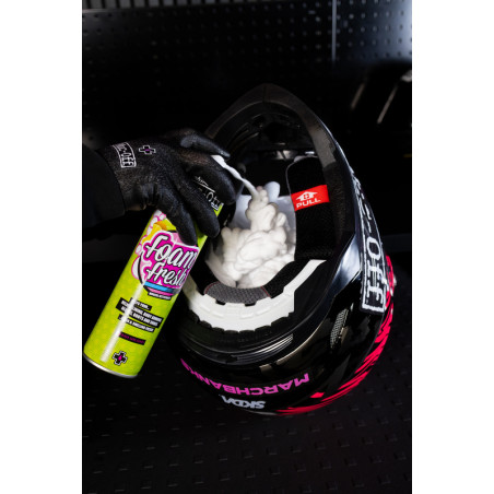 Mousse nettoyante Muc-Off Helmet Foam Fresh 400ml x12 – Nettoyage et fraîcheur casque rapide