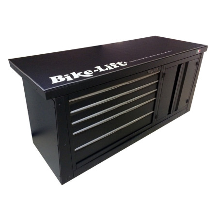 Meuble d'atelier BIKE LIFT 2 m – 5 tiroirs avec armoire