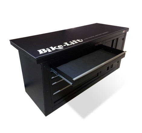 Meuble d'atelier BIKE LIFT 2 m – 5 tiroirs avec armoire