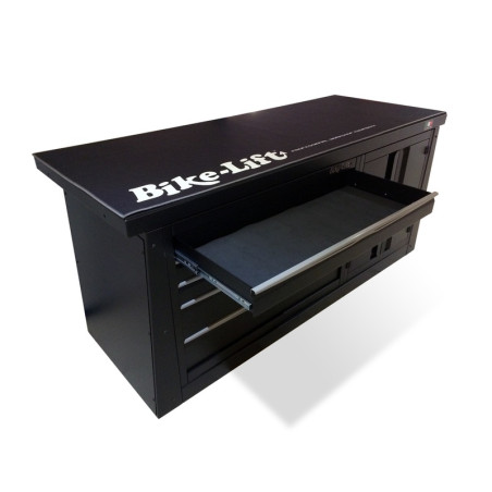 Meuble d'atelier BIKE LIFT 2 m – 5 tiroirs avec armoire