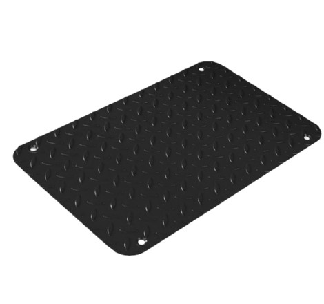 Plaque antidérapante BIKE LIFT 550x340mm noir