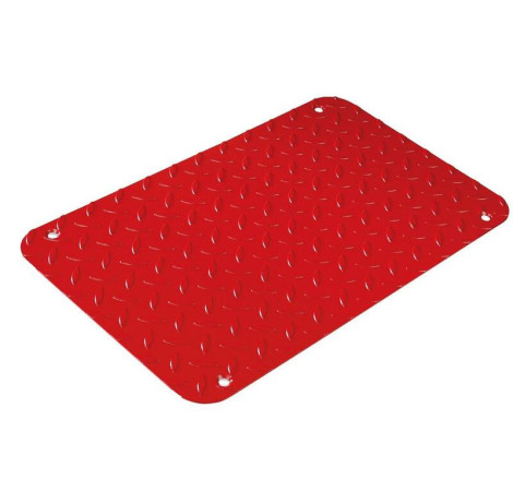 Plaque antidérapante BIKE LIFT 550x340mm rouge