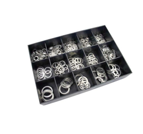 Coffret rondelles alu BIHR 400 pièces