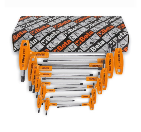 Jeu de 8 clés mâles Torx® à poignée en T BETA haute performance
