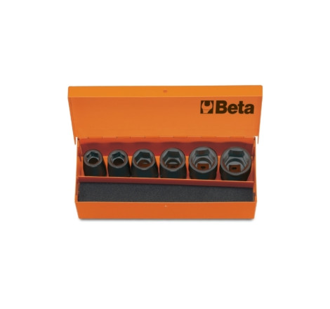 Coffret BETA 6 douilles à chocs 1/2"