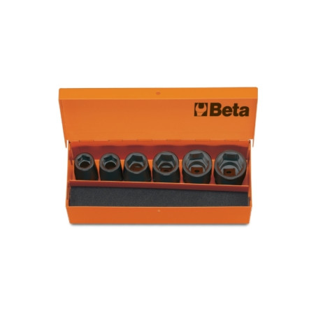 Coffret BETA 6 douilles à chocs 1/2"