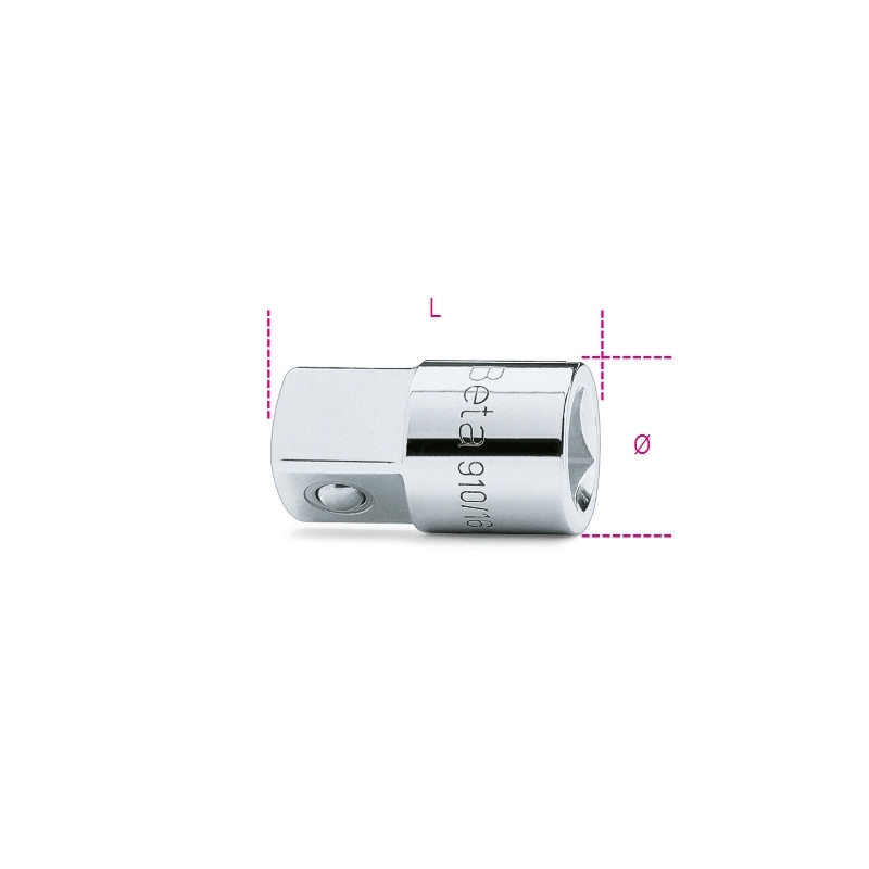 Augmentateur carré BETA femelle 3/8" et mâle 1/2"