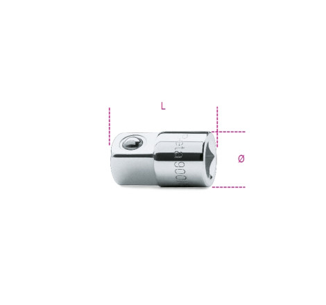 Augmentateur carré BETA femelle 1/4" et mâle 3/8"