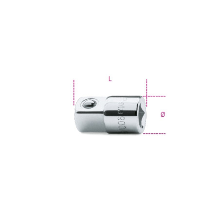 Augmentateur carré BETA femelle 1/4" et mâle 3/8"