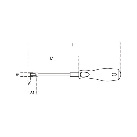 Clé à douille emmanchée BETA 943FL flexible 6 mm