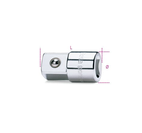 Augmentateur carré BETA femelle 1/2" et mâle 3/4"