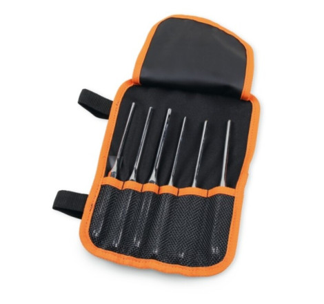Ensemble de 6 pointeaux BETA avec trousse enroulable